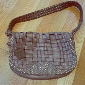 FRYE Woven Studded Should Bag!